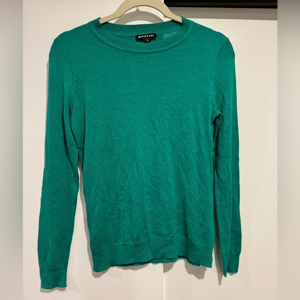 Vibrant Green Sweater by Whistles size 4‎